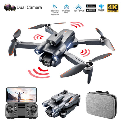 S1S Pushe Foldable Drone Obstacle Avoidance Aerial Photography Quadcopter Brushless Motor Electronic Fence Remote Control Aircraft