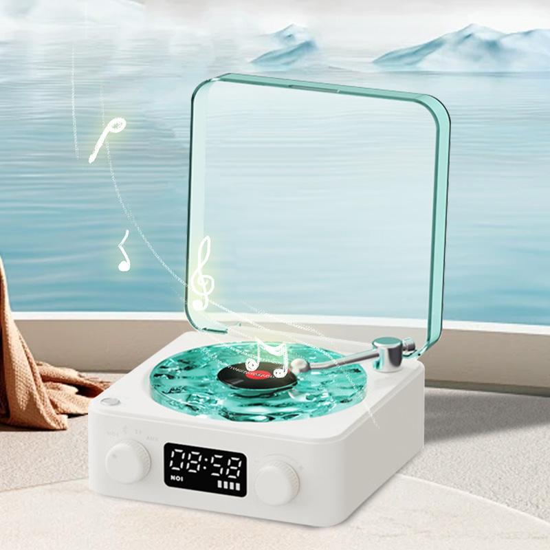 Wireless Speaker, Multifunctional Desktop Speaker with USB Port & AUX Input, Speaker with Environment Light Adjustment Modes, Halloween Gifts, Decor