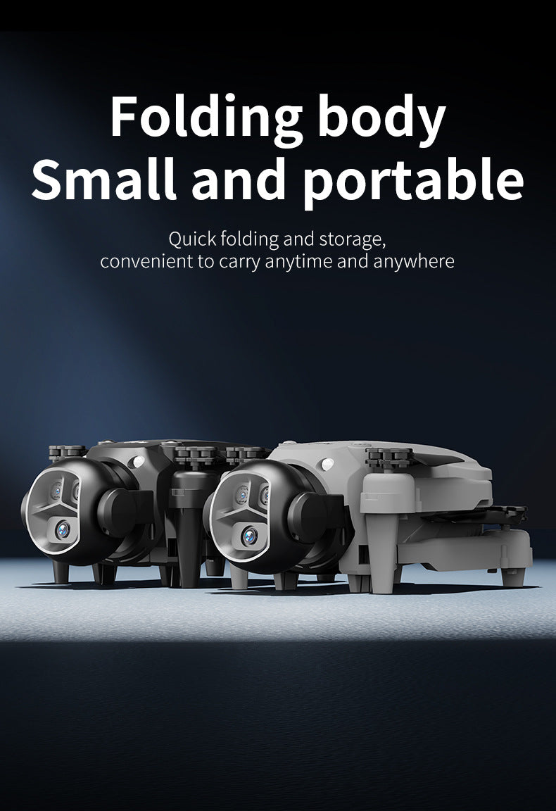 Cross-border Drone E4Foldable HD Aerial Photography Quadcopter VR Glasses Image Transmission Remote Control Airplane drone