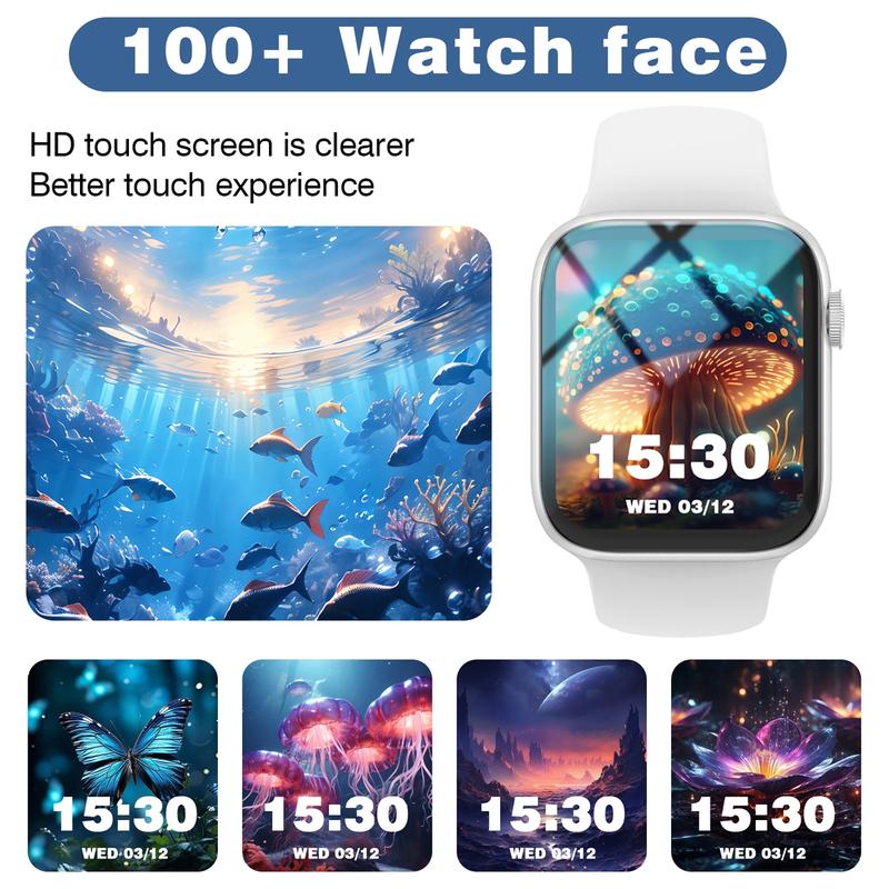 Hot Sale 2.01-inch HD Touchscreen Smartwatch - Wireless Calling, Photo Capture, Music Control | Android/iOS Compatible, Unisex Style, Custom Watch Face, Alarm & Call/SMS Alerts