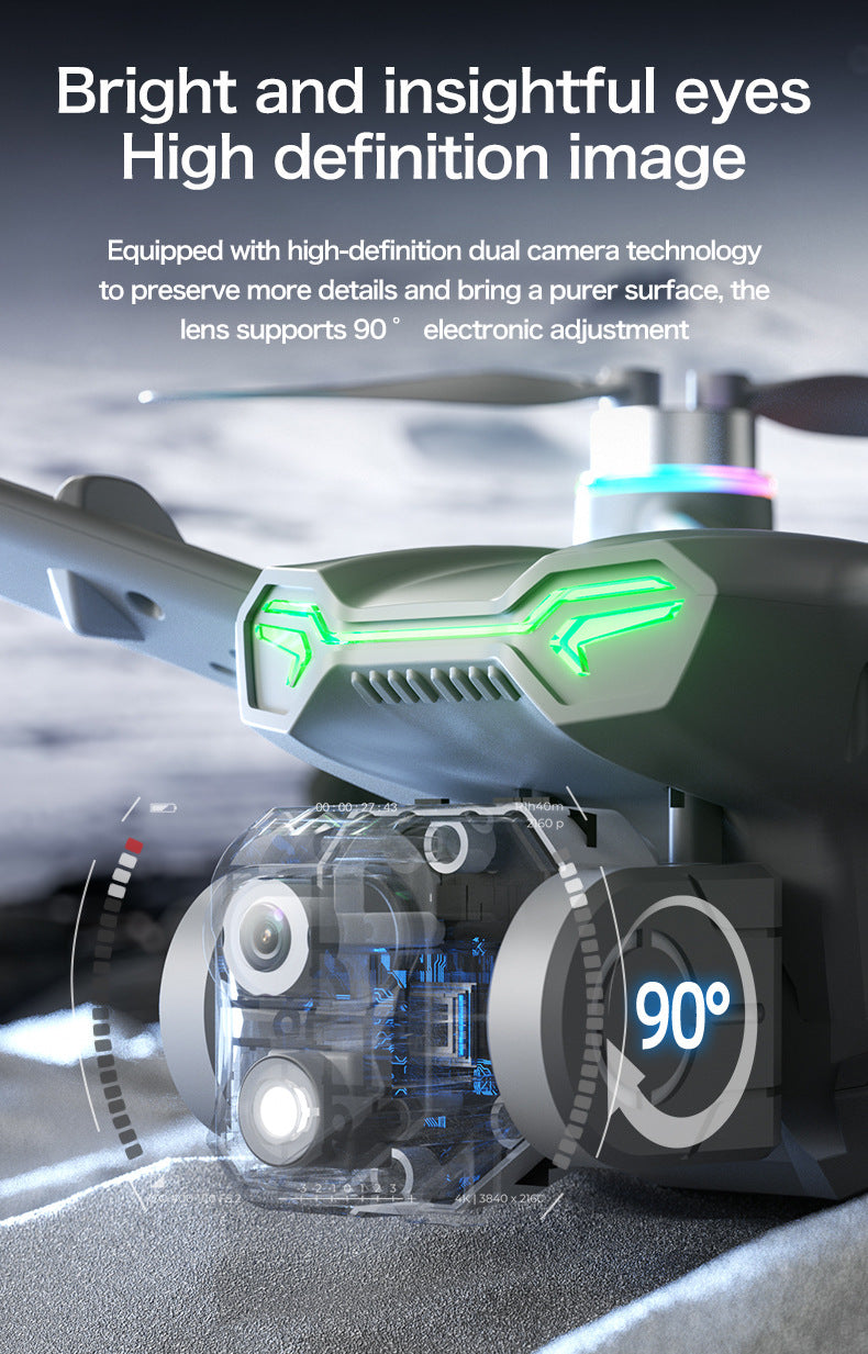 Cross-Border GT6Brushless Drone Intelligent Obstacle Avoidance Optical Flow GPS Return Remote Control Airplane5G Transmission Quadcopter