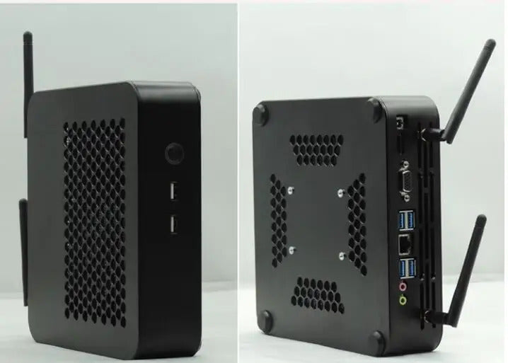 10/11/12/13th i3/i5/i7 12650H Intel Core CPU Aluminum alloy MINI BOX PC portable office home game small Computer wall-mounted