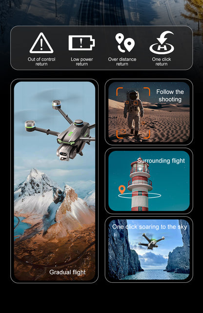 Cross-Border GT6Drone remote control with screen brushless motor HD aerial photography GPS Intelligent Positioning Remote Control Drone