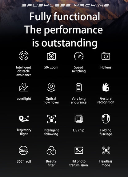 Cross-Border Z102Drone HD Aerial Photography Quadcopter Intelligent Obstacle Avoidance Brushless Motor Remote Control Aircraft Toy