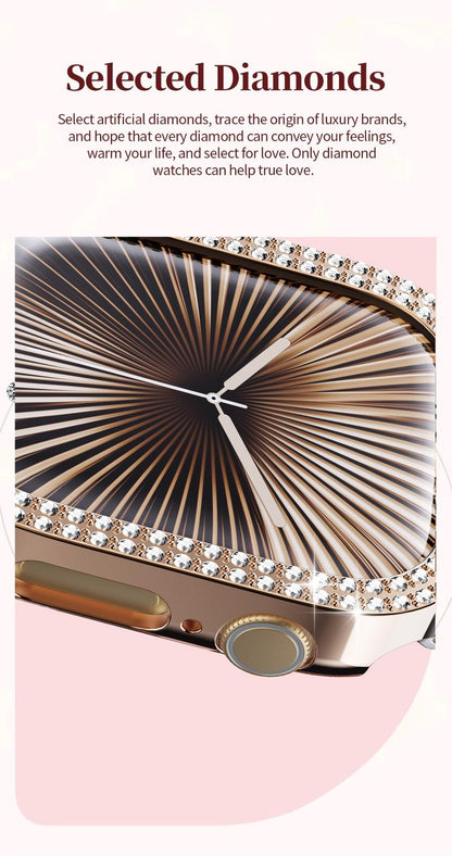 2025 Fashion Smart Watches for Women, Touch Screen Watch, Answer/Make Calls/100+ Sports Modes/Message Reminder, DIY Watch Dials, Wearable Devices, Smart Watches for iPhone/Andriod, Gift for Wife, Girl Friend