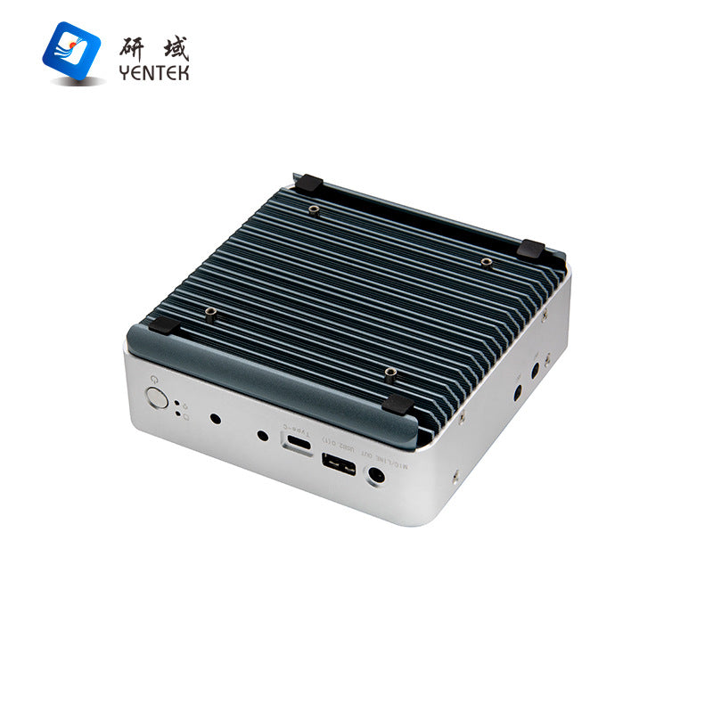 12th Gen N100 Mini Host Low Power Consumption Micro Dual Network Industrial Control Computer J6426 Industrial Small Host