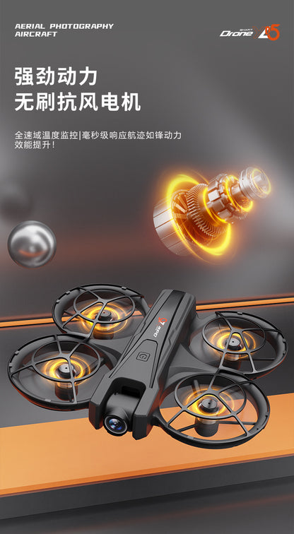 Cross-Border YL05Drone Flying Across Large Screen Without Phone Aerial Photography HD Optical Flow Brushless Toy Airplane