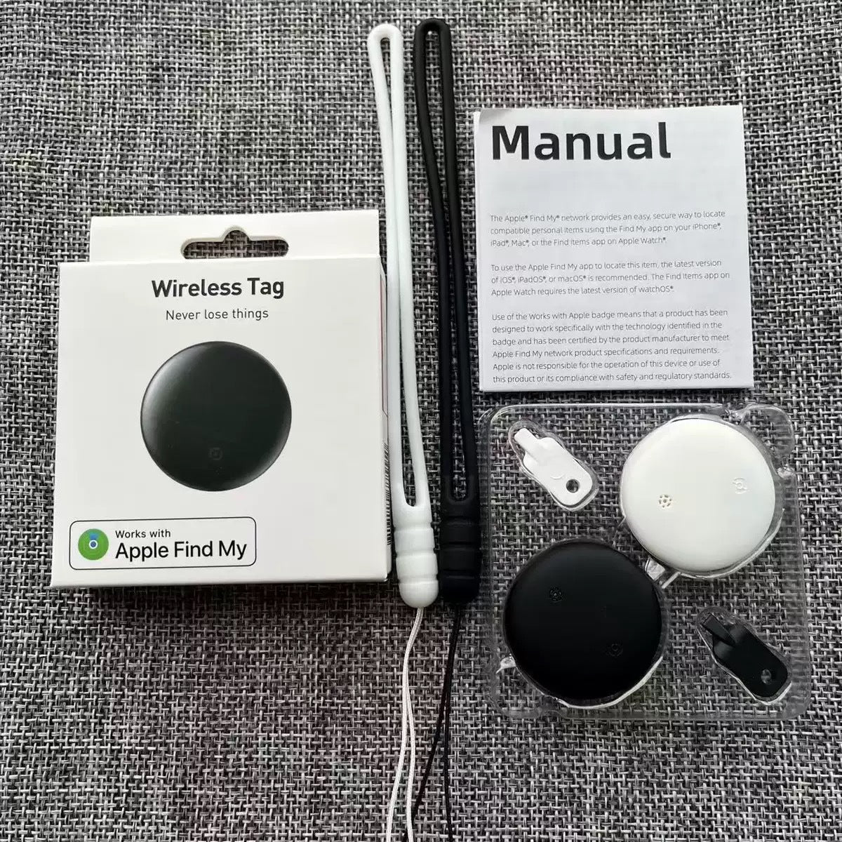 Wireless Tag Suitable for Apple Find My Vehicle-mounted locator GPS Tracker and Finder Only iOS