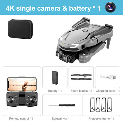 XS9Cross-border Drone4K Dual Camera HD Aerial Photography Foldable Drone with Altitude Hold V88Remote Control Airplane Toy