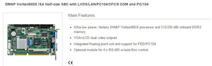 PCA-6751/6145B/45L/6772/6742LV/6742VE/6770/6743VE/6781VE/6741L/6143P/6151/6144S Half-Size CPU Card IPC Motherboard With CPU RAM