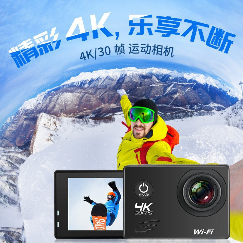 Cross-Border4K Sports Camera wifi High Definition Outdoor Shooting Action camera Customizable from the source factory