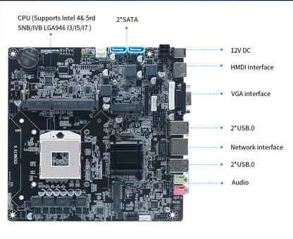 HM65Supports second and third generations LGA988CPU Computer motherboard all-in-one memory gaming laptop integrated graphics