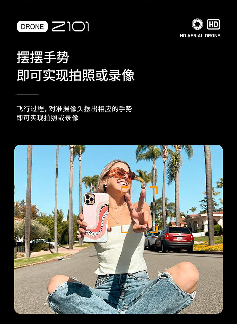 Cross-Border Z101Drone Long Endurance Obstacle Avoidance Aerial Photography Quadcopter Brushless Motor Remote Control Aircraft Drone