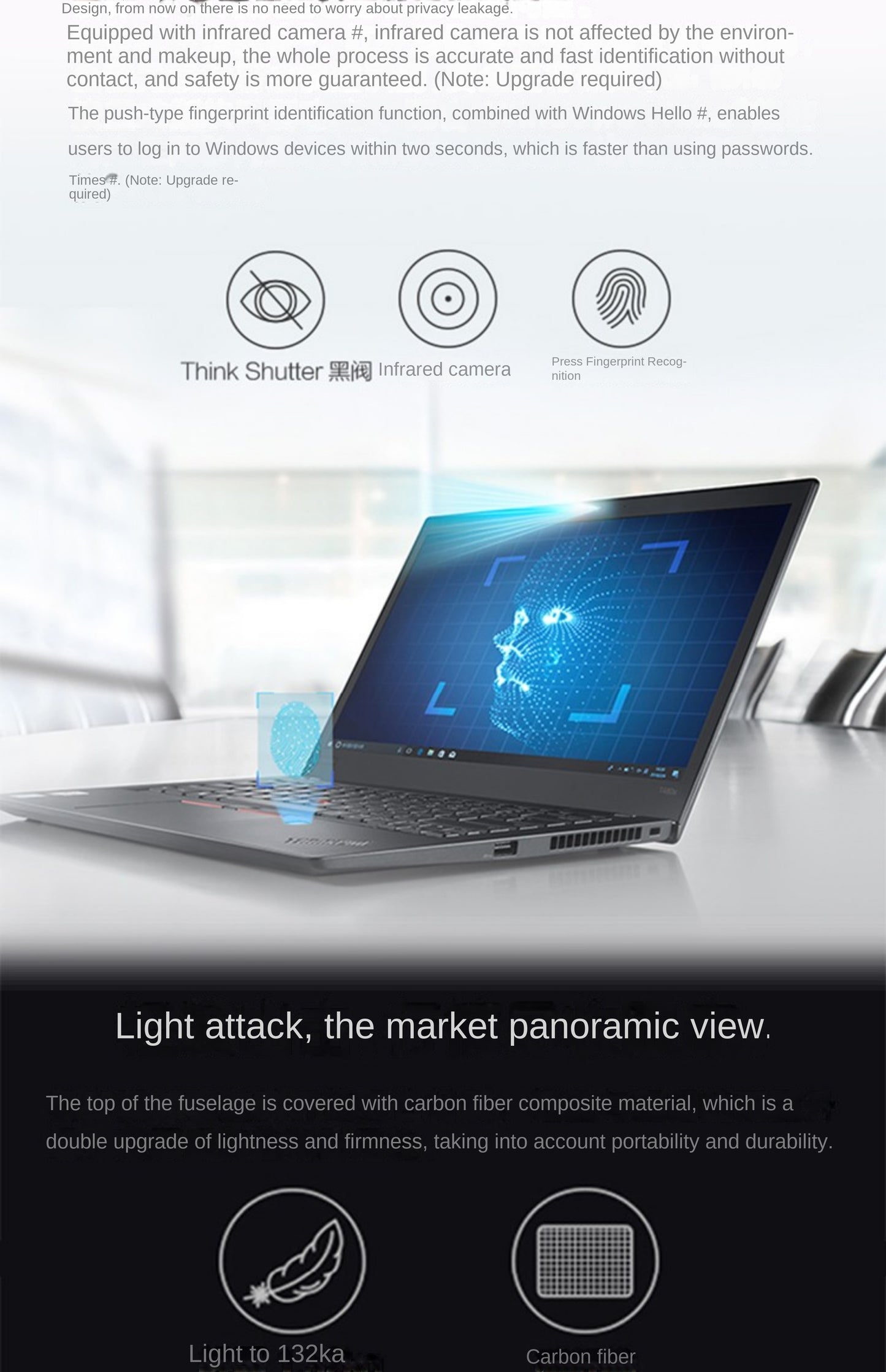Laptop Lenovo ThinkPad T490S Ultrabook i BM 14inch i7 Quad Core T480S T14S