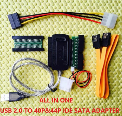 USB2.0 high speed to ide 44P 40P SATA electronic hard disk HDD SSD DOM card reader 40&44hole 40pin 44pin sata CF dom adapter