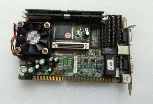 PEAK555 Rev:D 100%OK Original Embedded IPC Board PCI Slot Industrial motherboard Half-Size CPU Card PICMG1.0 With CPU RAM