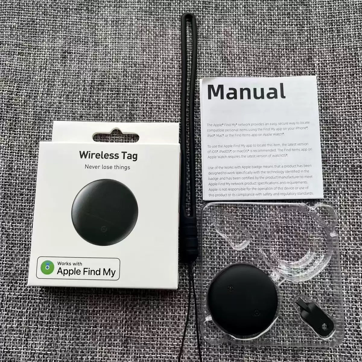 Wireless Tag Suitable for Apple Find My Vehicle-mounted locator GPS Tracker and Finder Only iOS