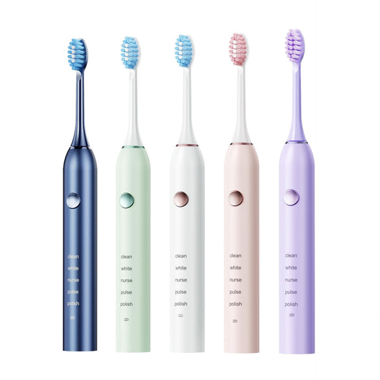 Sonic Magnetic Suspension Purple Female Color Rechargeable Soft Bristle Electric Toothbrush