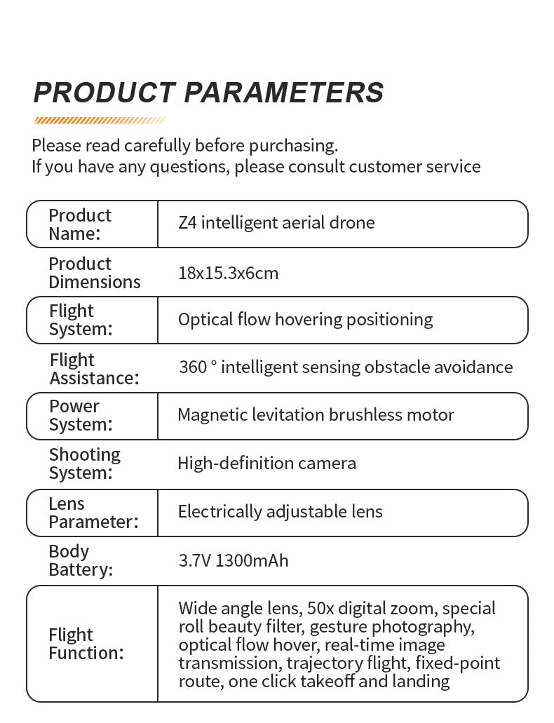 Cross-Border Z4Drone Large Screen Aerial Photography Brushless Quadcopter Obstacle Avoidance Anti-Collision Flying Machine Toy Remote Control Airplane