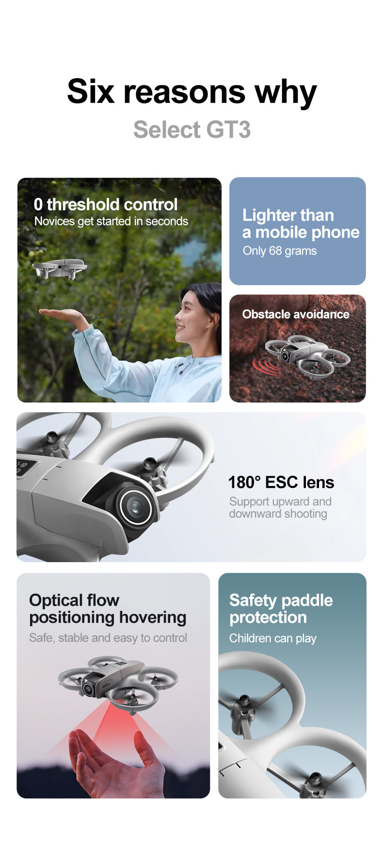 Cross-Border GT3Drone Export Aerial Photography HD Remote Control Aircraft Dual Camera Altitude Hold Aerial Photography Drone RC Model