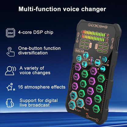 Hosabely SK9 Small Handheld Sound Card Set