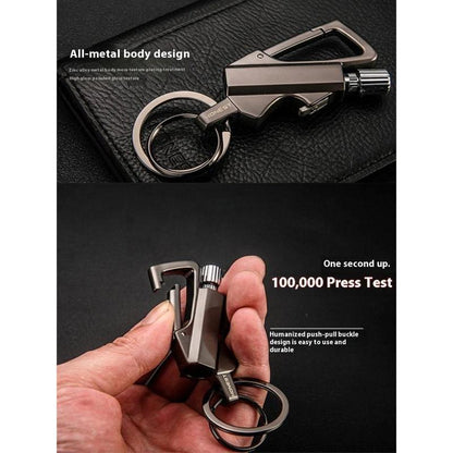 Keychain Lighter(Not Contain Lighter Fluid) ,Permanent Match,Permanent Match Keychains,Reusable Fire Starter Key Ring, Hidden Forever Lighter Keychain,for Outdoor Survival Gift for Men,Mini Waterproof Lighters