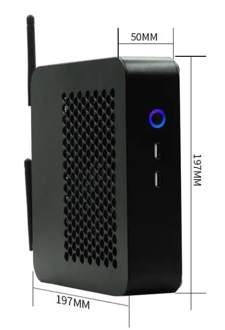 10/11/12/13th i3/i5/i7 12650H Intel Core CPU Aluminum alloy MINI BOX PC portable office home game small Computer wall-mounted