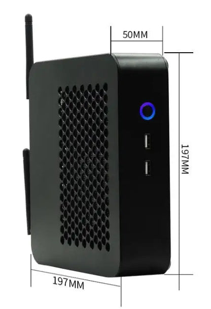10/11/12/13th i3/i5/i7 12650H Intel Core CPU Aluminum alloy MINI BOX PC portable office home game small Computer wall-mounted