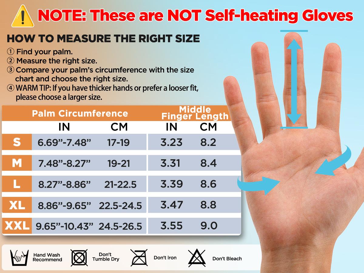 Winter Gloves Women Men Ski Gloves Liners Thermal Warm Touch Screen, Perfect for Cycling, Running, Driving, Hiking, Walking, Texting, Freezer Work, Gardening, and Daily Activities SRG102 winter gloves full finger