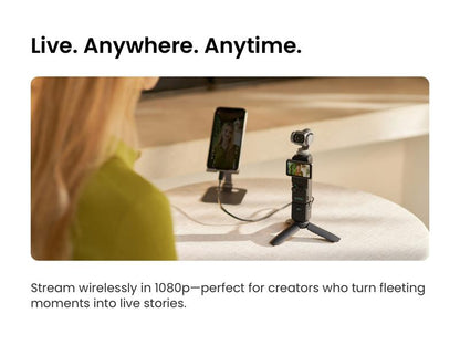 Xtra Muse Vlogging Camera with 1'' CMOS 4K/120fps Videos 3-Axis Gimbal Stabilizer Fast Focusing Face/Object Tracking Portable Handycam Camcorder