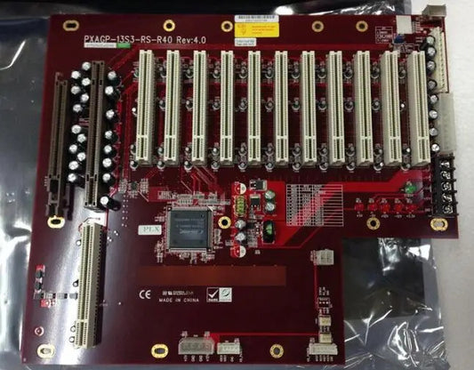 PXAGP-13S3-RS-R40 100%OK PC 11*PCI ISA Bus Slot Industrial passive backplane  Full-size CPU Card Supports ATX/AT power interface