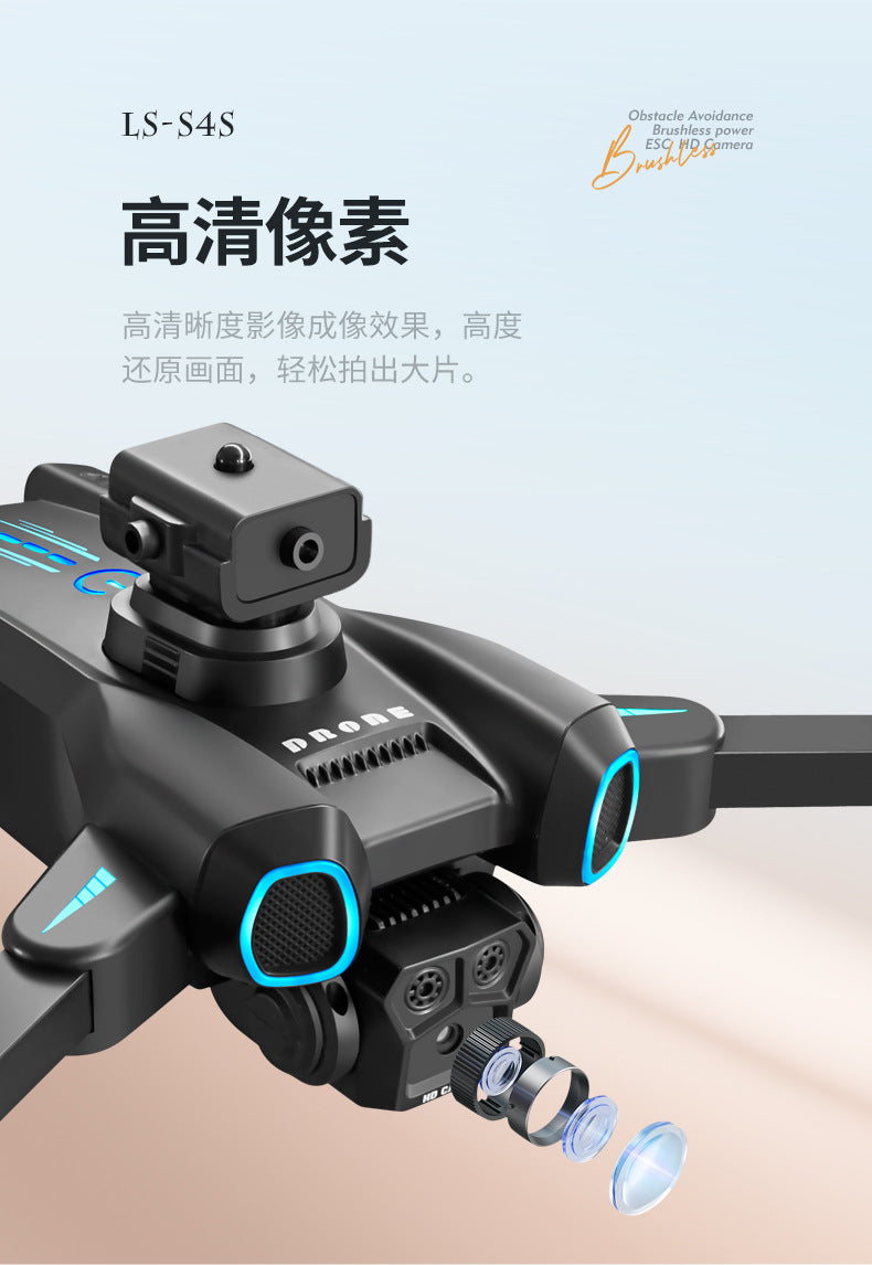 Cross-border Drone Brushless Motor ESC HD Lens Optical Flow Positioning Remote Control Aircraft Obstacle Avoidance Quadcopter