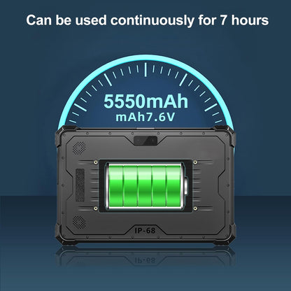 Rugged Tablet W10N,10.1 Inch Windows 11 Pro,8GB+128GB,Intel N5100,IP68 Waterproof,700nit Sunlight Readable,4G,LTE,GPS,WiFi 6 Heavy Duty Industrial Outdoor Work Tablet PC