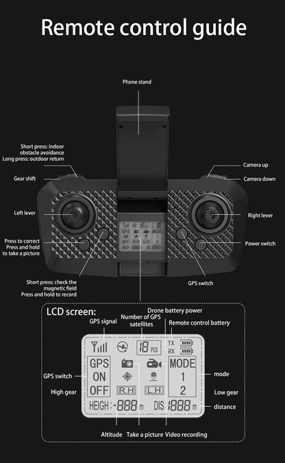 Cross-Border AE8EVO Drone Brushless Motor HD Professional Aerial Photography360Omni-directional Obstacle Avoidance Drone Drone