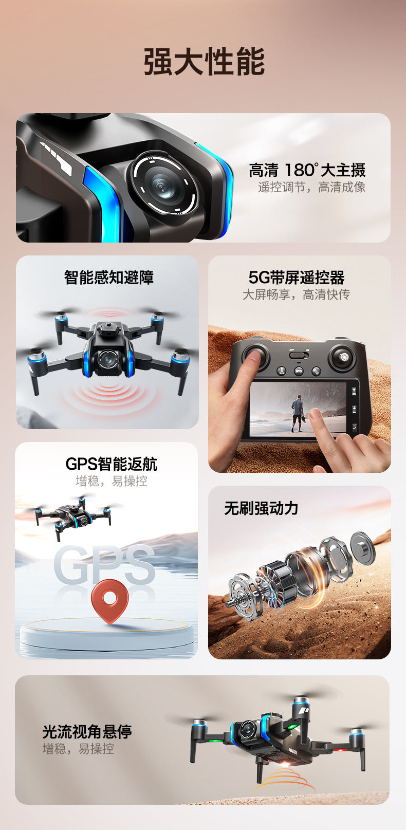 Cross-Border XT808Drone remote control with screen brushless motor HD aerial photography GPS Intelligent Positioning Remote Control Drone