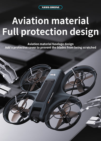 Cross-Border X226Drone flying with screen VR No Need for Phone Drone Aerial Photography HD Professional Optical Flow Brushless