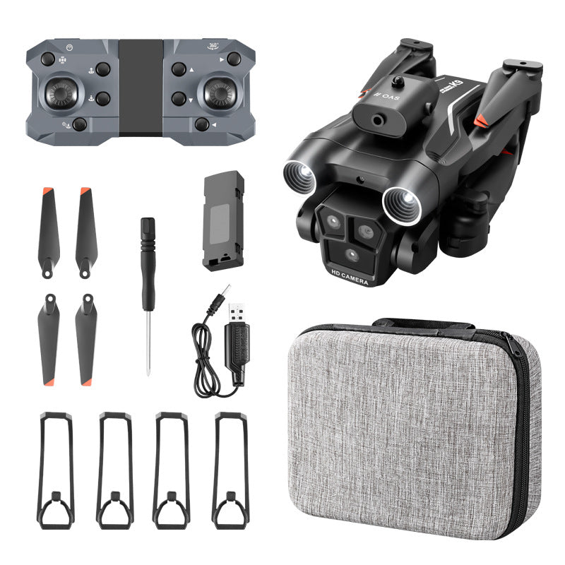 Cross-Border K9MAX Drone Aerial Photography Three Lens Four Axis Aircraft Optical Flow Obstacle Avoidance Remote Control Aircraft Toy drone