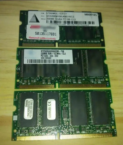 256M 100% OK Original 144Pin Sodimm 256M Memory SDRAM PC100 PC133 256MB RAM For laptop notebook industrial mainboard 256MB sdram