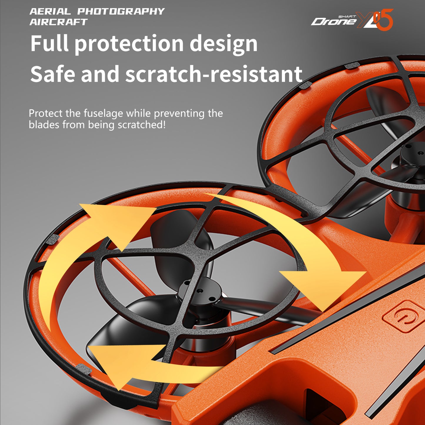 Cross-Border YL05Drone Flying Across Large Screen Without Phone Aerial Photography HD Optical Flow Brushless Toy Airplane