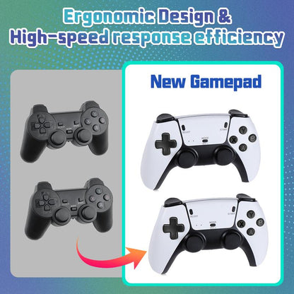 【Springtok】Coolnut 20,000+ Retro Game Console, Plug and Play Video Games Stick 26 Emulators, 4K HDMI Output, Premium Dual Controllers, New Year Gift