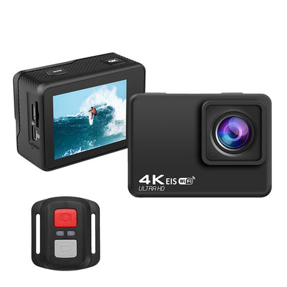 Cross-Border4k Action camera waterproof and anti-shake HD wifi Remote Control Outdoor Shooting Cycling Sports Camera Factory