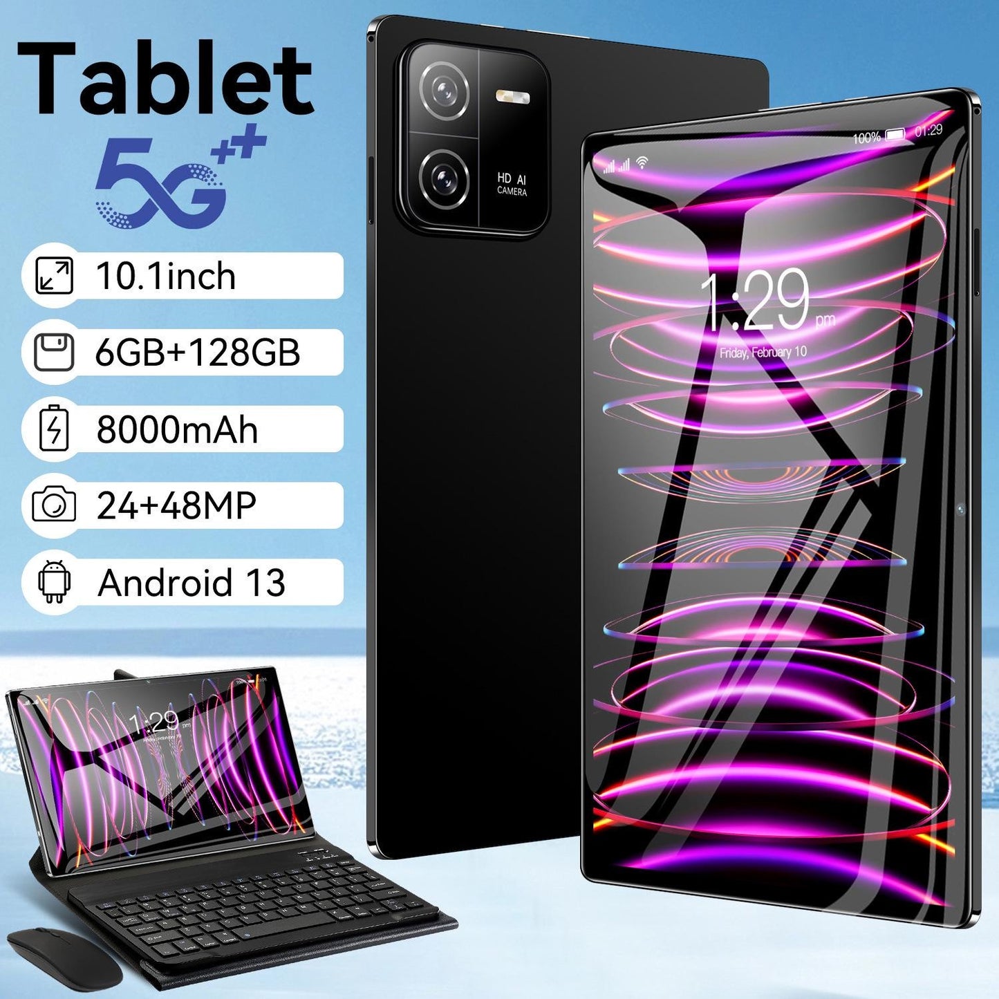 10 inch tablet wholesale with WiFi and 5G Dual SIM