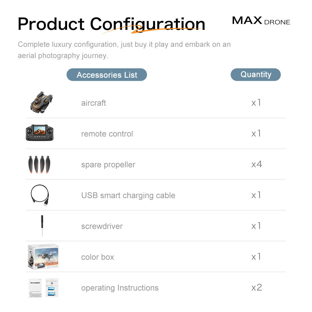 Cross-Border GT5MAX Drone with screen control, optical flow positioning, quadcopter with brushless motor, remote control airplane toy