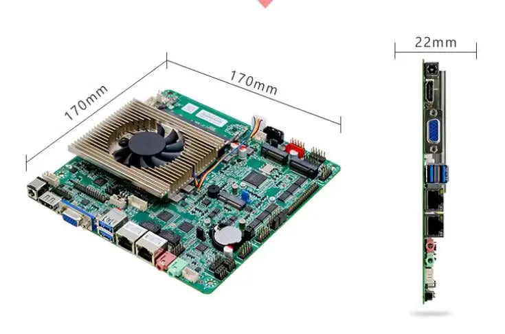 i5-1135G7 i5-1155G7 Mini-ITX Motherboard 11th CPU IPC SBC Embedded Ultra-thin Mainboard with 6*COM 2*LAN PS/2 DC-12V DDR4 LVDS