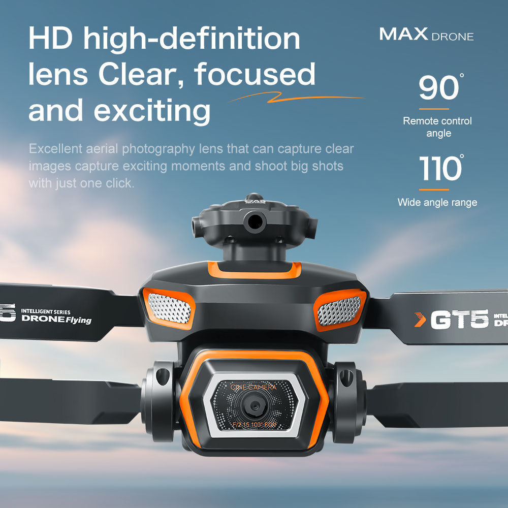 Cross-Border GT5MAX Drone with screen control, optical flow positioning, quadcopter with brushless motor, remote control airplane toy