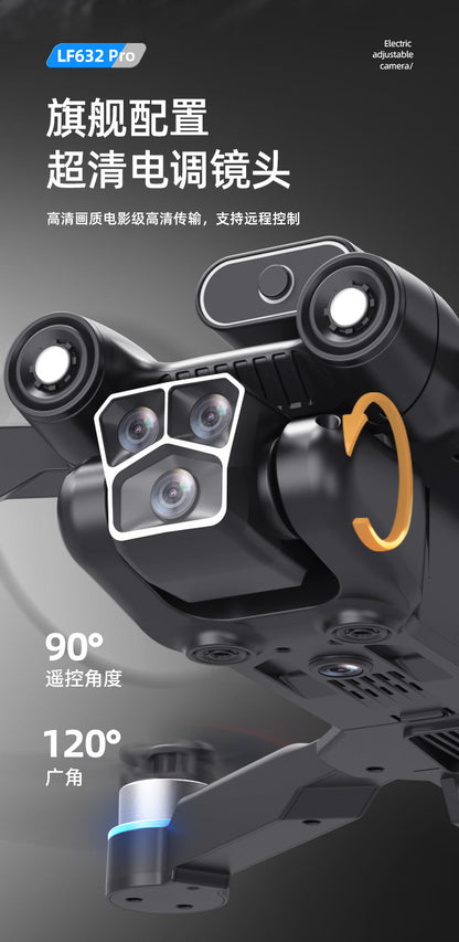 Cross-Border LF632Drone with screen control, optical flow positioning, quadcopter with brushless motor Remote Control Airplane Toy