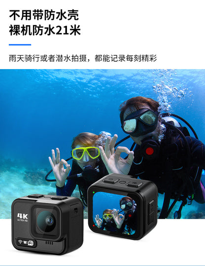 Cross-Border4KWIFI Waterproof Camera Diving Skiing Cycling Sports Anti-Shake Camera Waterproof Sports Camera
