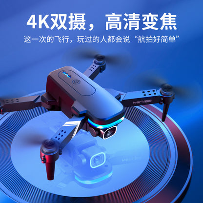 Cross-Border KY910Mini Folding Drone4K High-definition dual-camera aerial photography quadcopter with altitude hold remote control aircraft