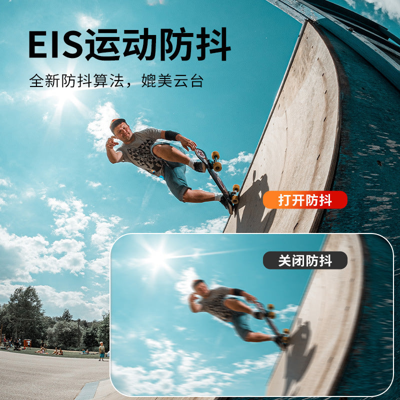 Cross-border new arrival6k Sports Camera Anti-Shake Bare Waterproof Outdoor Cycling Shooting Diving Fishing Sports Camera