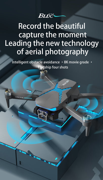 Cross-Border New Products AE7Foldable Brushless Motor Drone Aerial Photography Cool Lighting Remote Control Aircraft Quadcopter